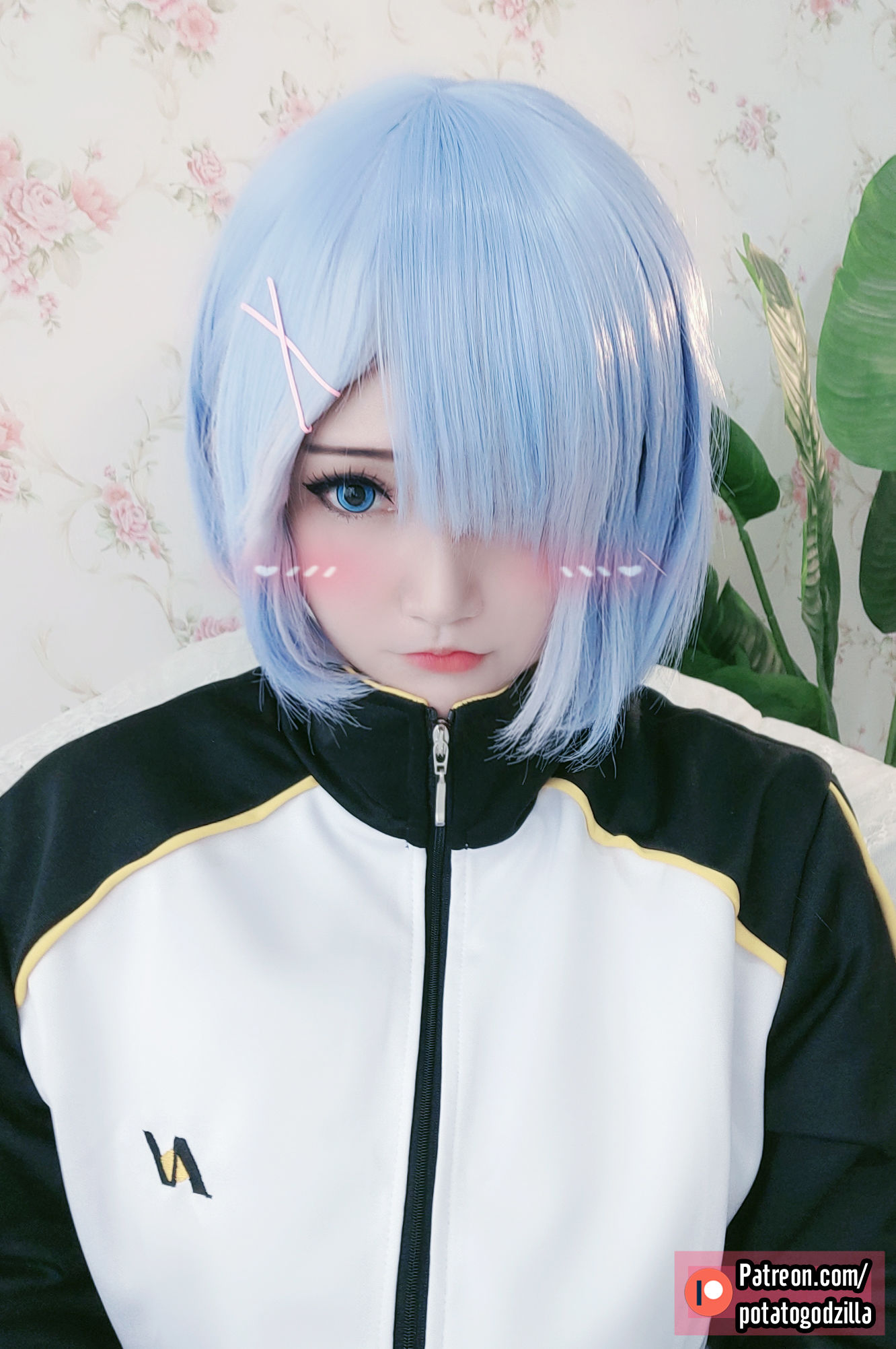 [网红COSER写真] 小姐姐Potato Godzilla – Rem In Subaru Jacket-KK密圈网写真分享,网红模特.Cosplay美图,私房写真,套图下载