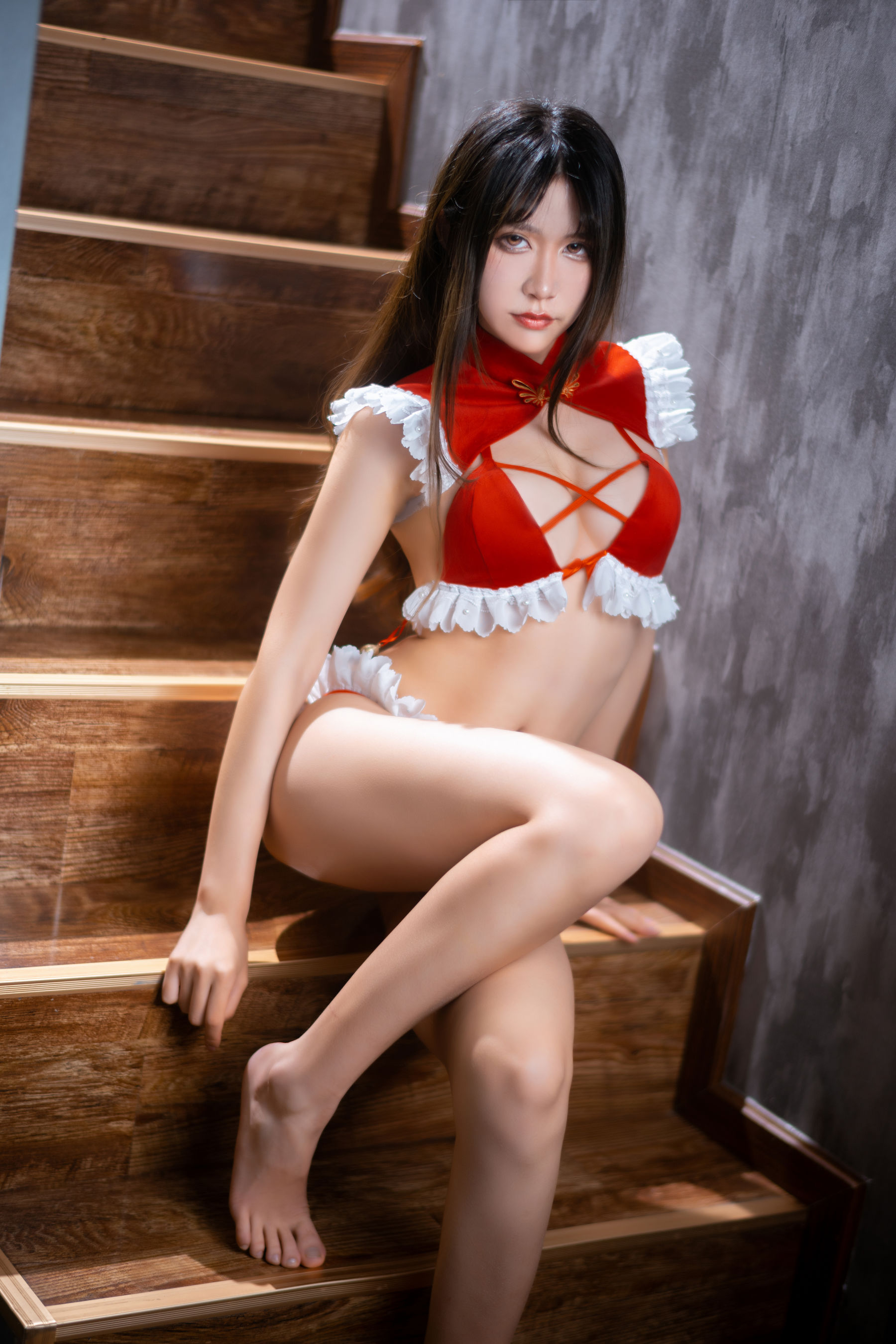 [网红COSER] 动漫博主阮邑_Fairy – 大象 红色 套图-KK密圈网写真分享,网红模特.Cosplay美图,私房写真,套图下载