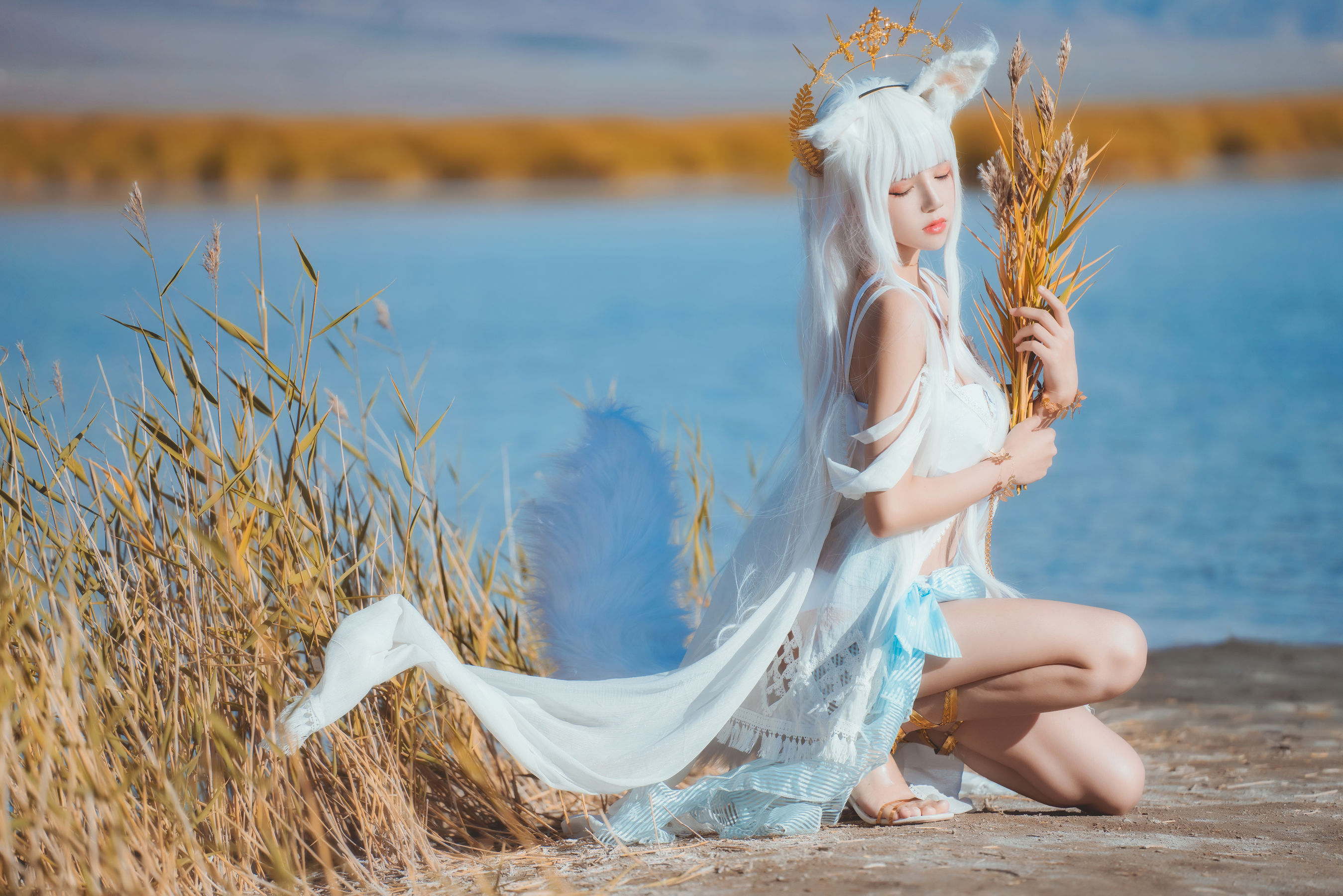 [网红COSER写真] 桜桃喵 – 明日方舟白金 套图-KK密圈网写真分享,网红模特.Cosplay美图,私房写真,套图下载