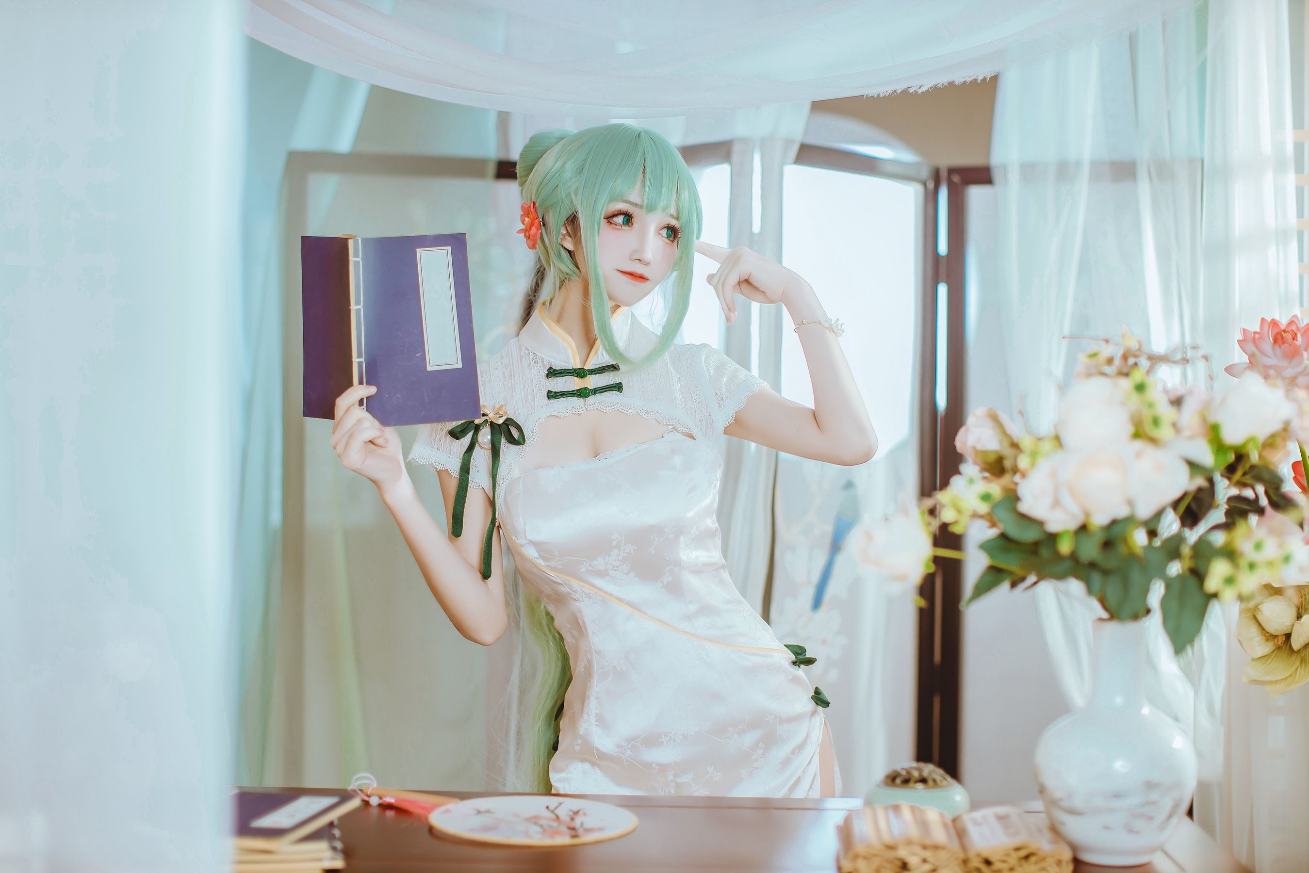 Coser衣衣 – 初音韶华 写真套图-KK密圈网写真分享,网红模特.Cosplay美图,私房写真,套图下载