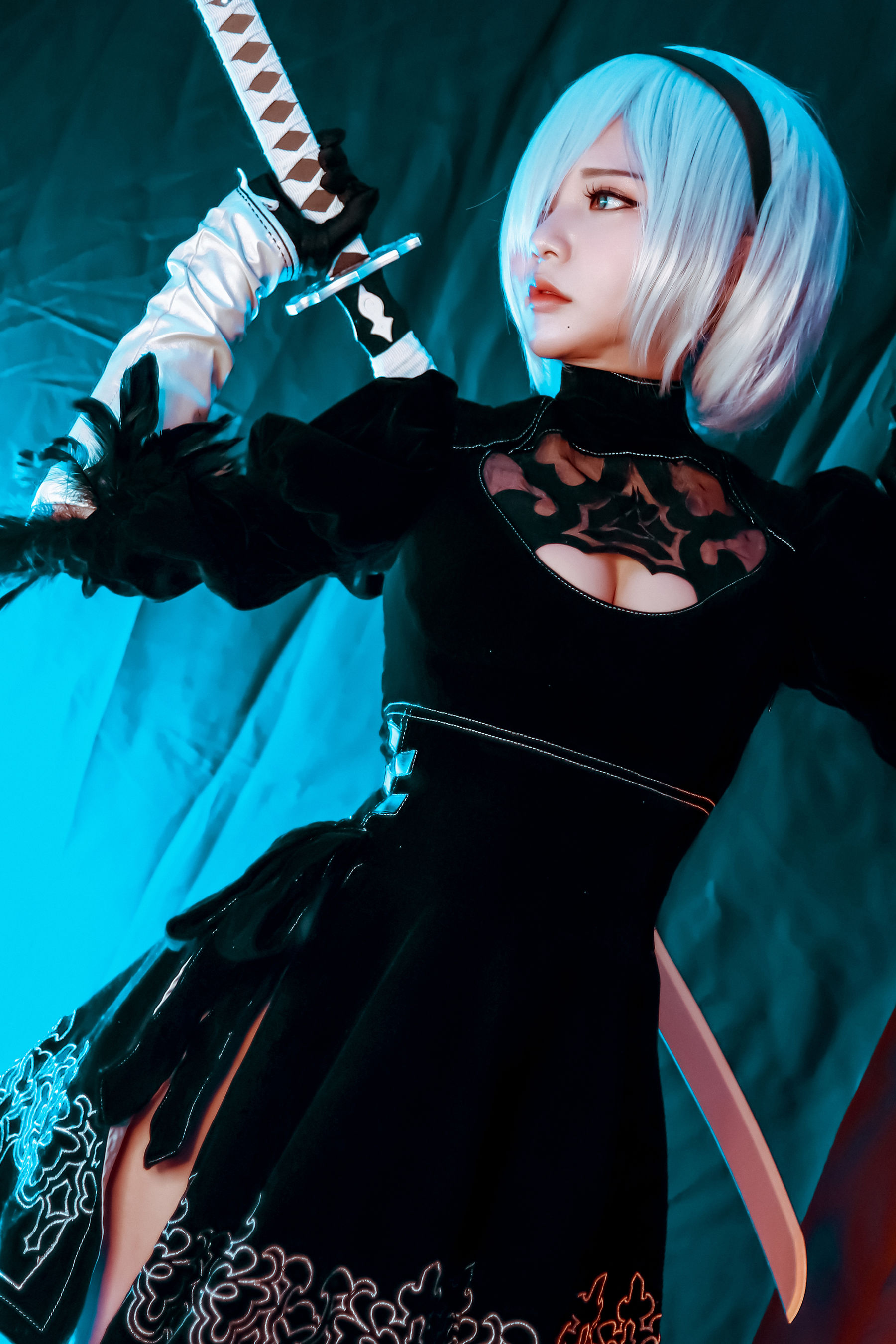 Coser小姐姐Potato Godzilla – 2B 写真套图-KK密圈网写真分享,网红模特.Cosplay美图,私房写真,套图下载