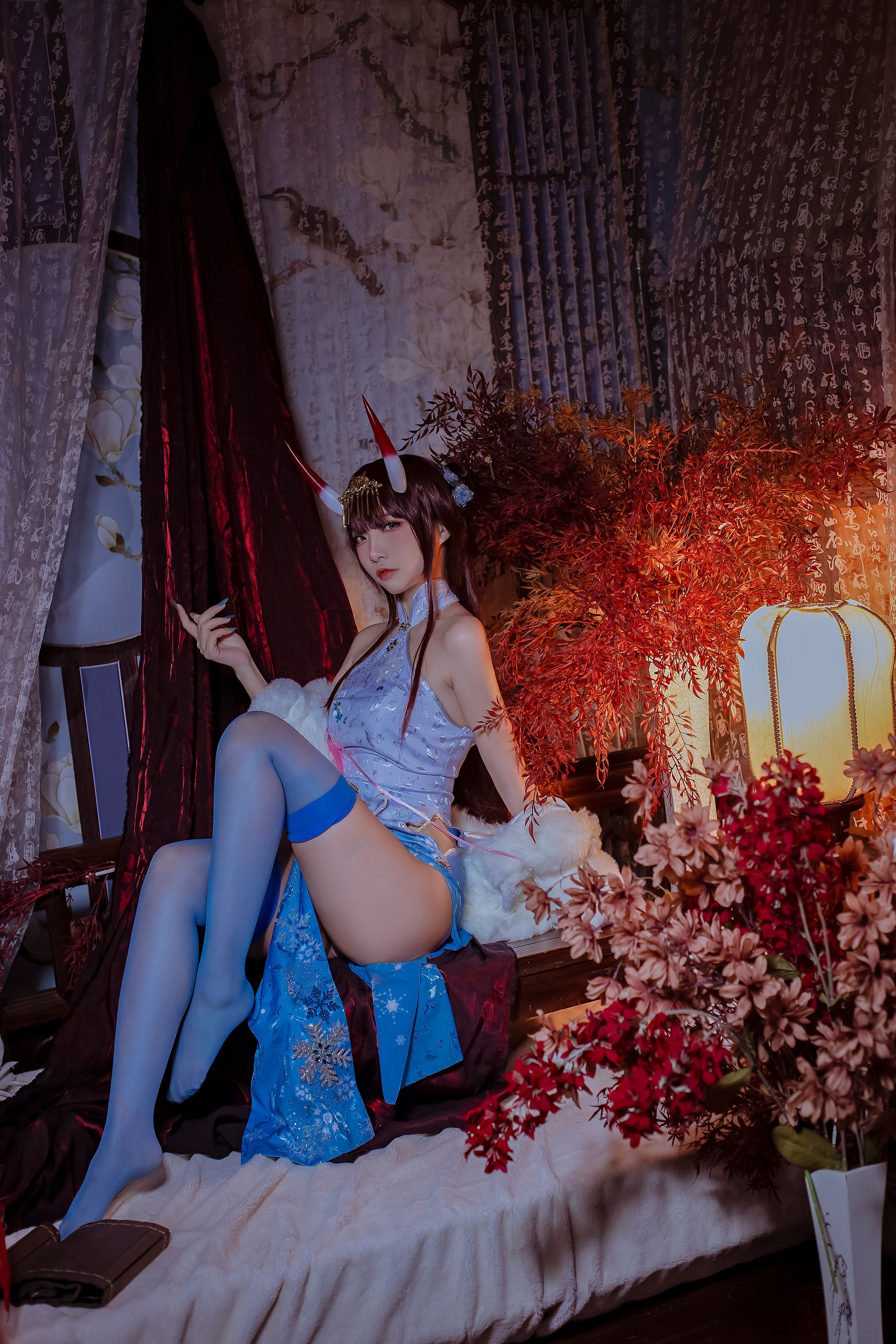 人气Coser二佐Nisa – 碧蓝航线 能代旗袍 写真套图-KK密圈网写真分享,网红模特.Cosplay美图,私房写真,套图下载