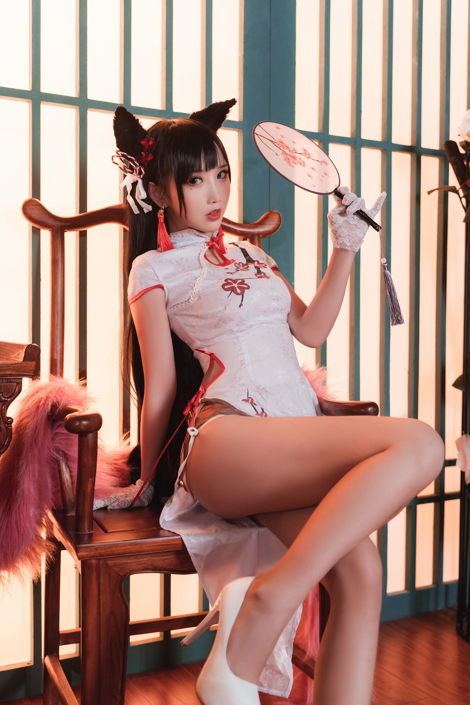 [网红COSER] Coser面饼仙儿 – 旗袍爱宕 写真集-KK密圈网写真分享,网红模特.Cosplay美图,私房写真,套图下载