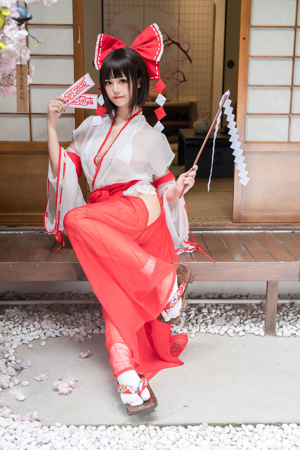 【神社巫女】你对牛子施了什么法，要炸了-KK密圈网写真分享,网红模特.Cosplay美图,私房写真,套图下载